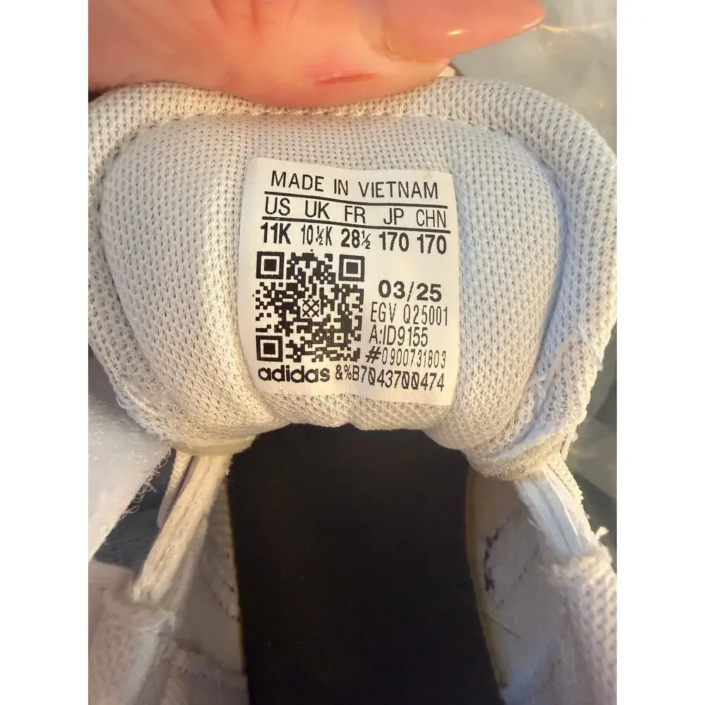 Adidas VL Court 3.0 Toddler Girls Sneakers White 11K NWOT